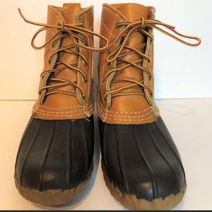 LL Bean Duck Boots 6 eyelets Women’s size 7